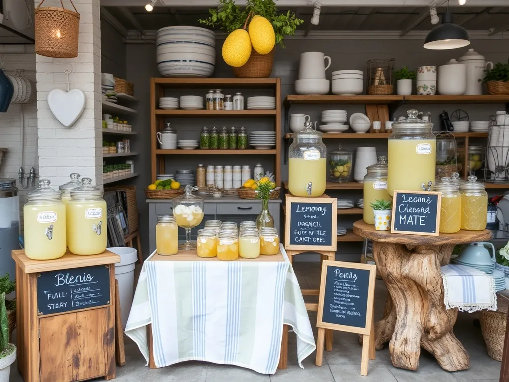 Lemonade in glass